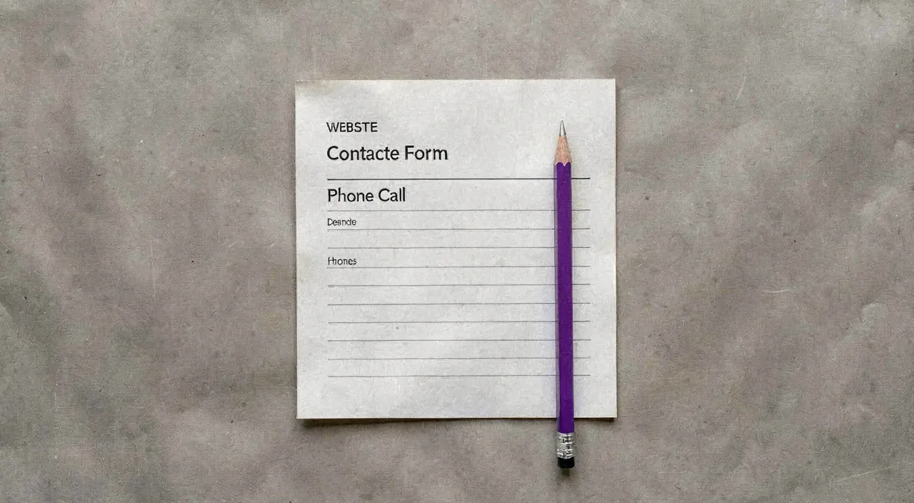 A contact form compared with a shareable voice link that answers, qualifies, and books